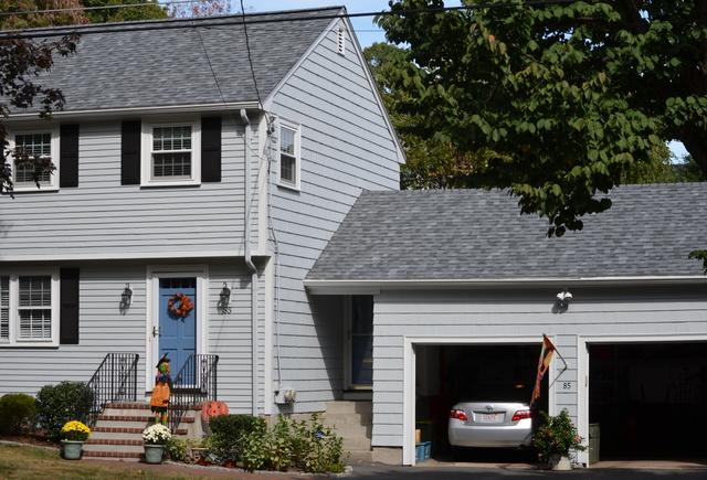 After photo of a home in Needham where O'lyn installed a new roof.