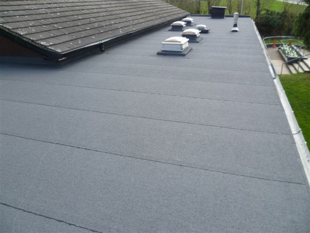 Flat roofing membrane.