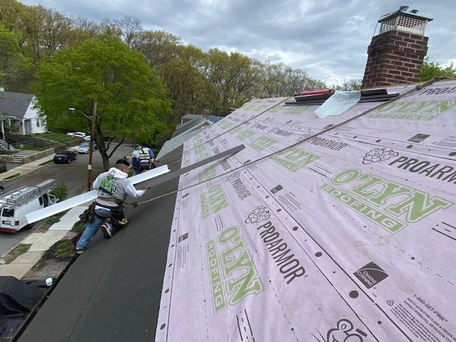 O'lyn roofing In the Middle of a roof replacement 