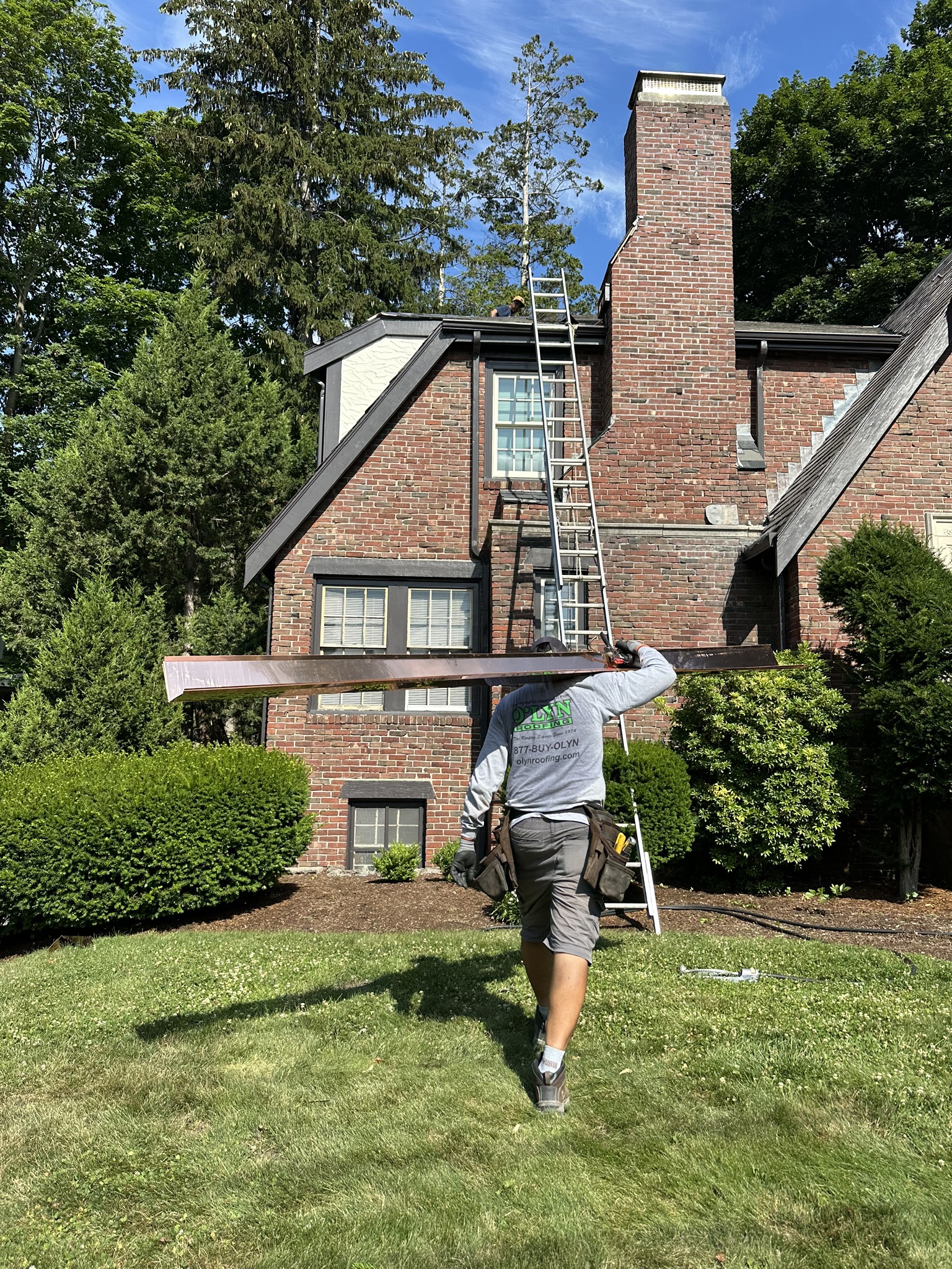 installing a copper roof in newton Massachusetts
