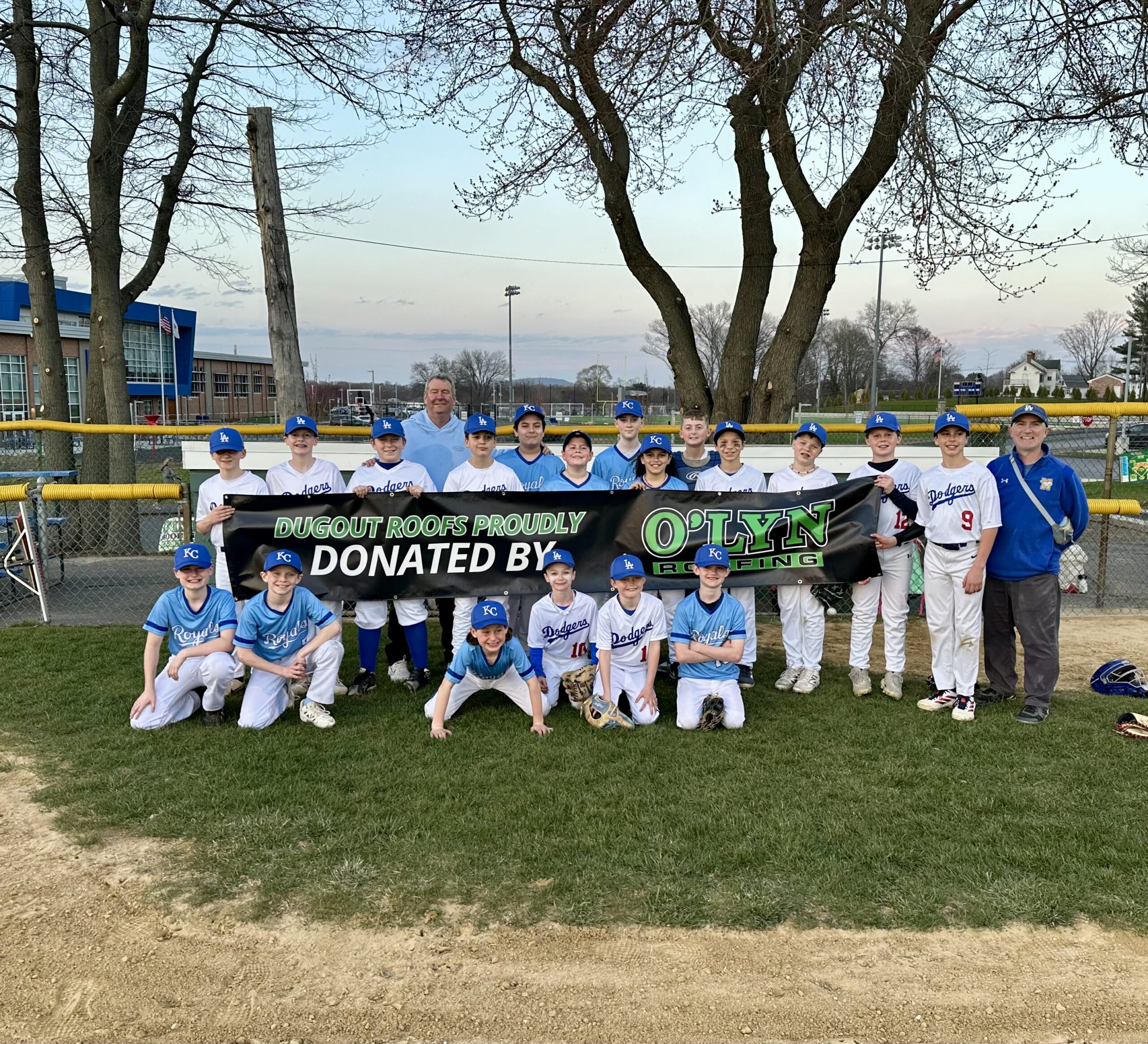 Donation of Dugout Roofs to Norwood Little League
